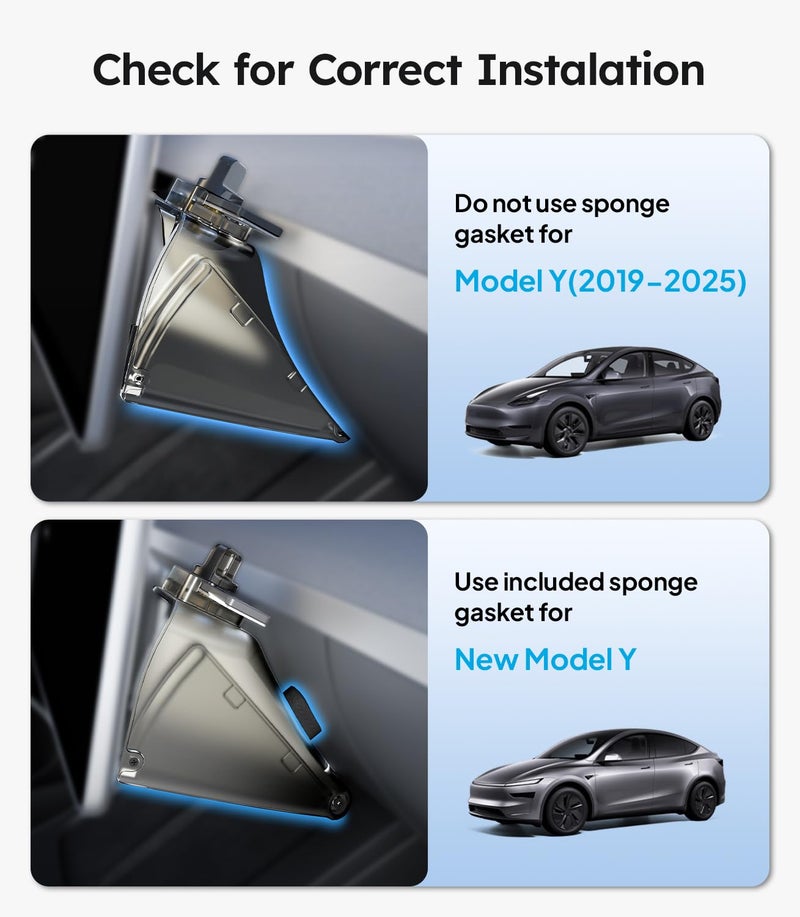 Wigoo Tesla Model Y Juniper Under Screen Storage Box [Hidden Design & Stable Installation] New Model Y Juniper Accessories  Center Console Organizer Tray for Model Y 2019~2025(Fit New Model Y) - Image 4